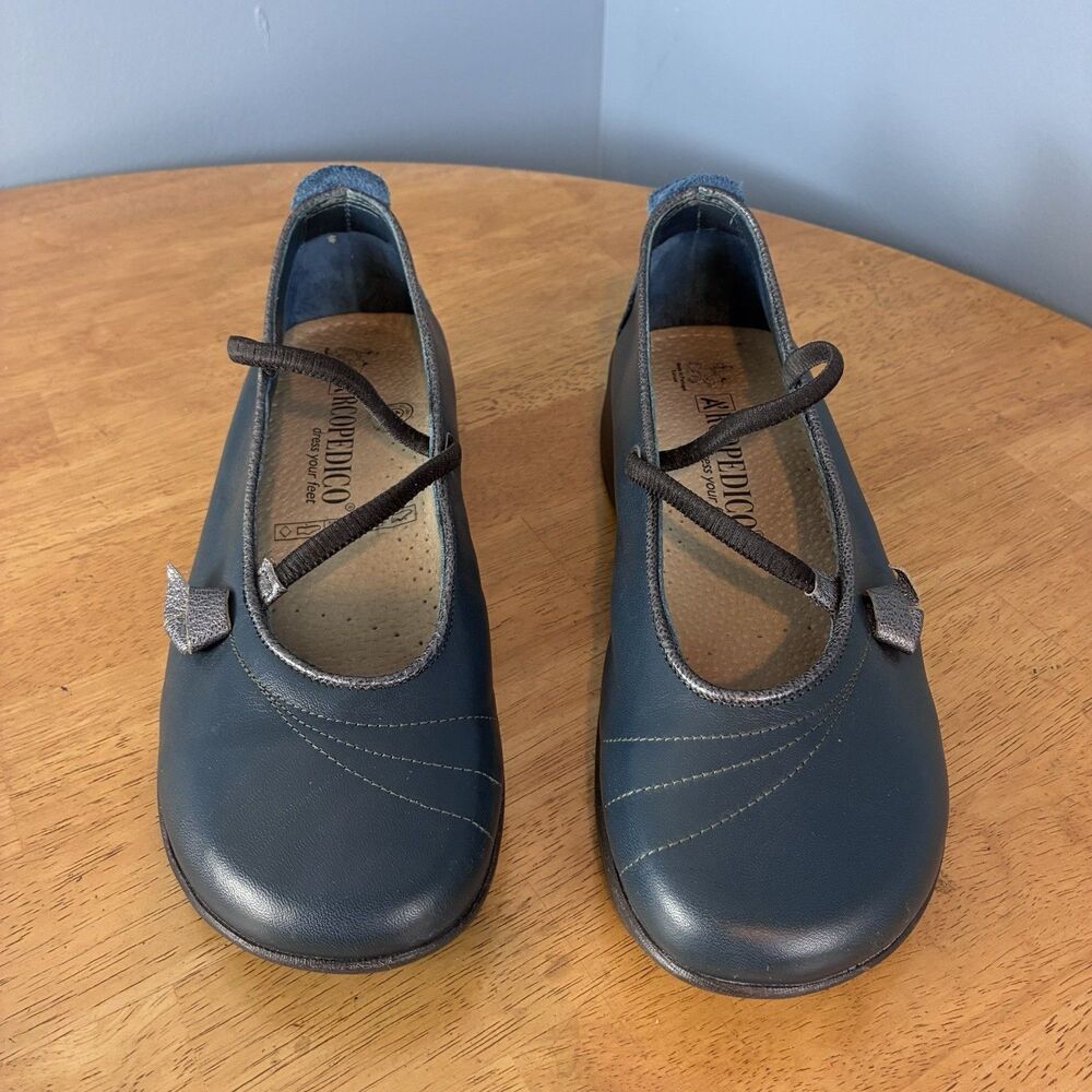 Arcopedico Vitoria Mary Jane Women’s Flats Size 40 US 9.5 indigo Leather